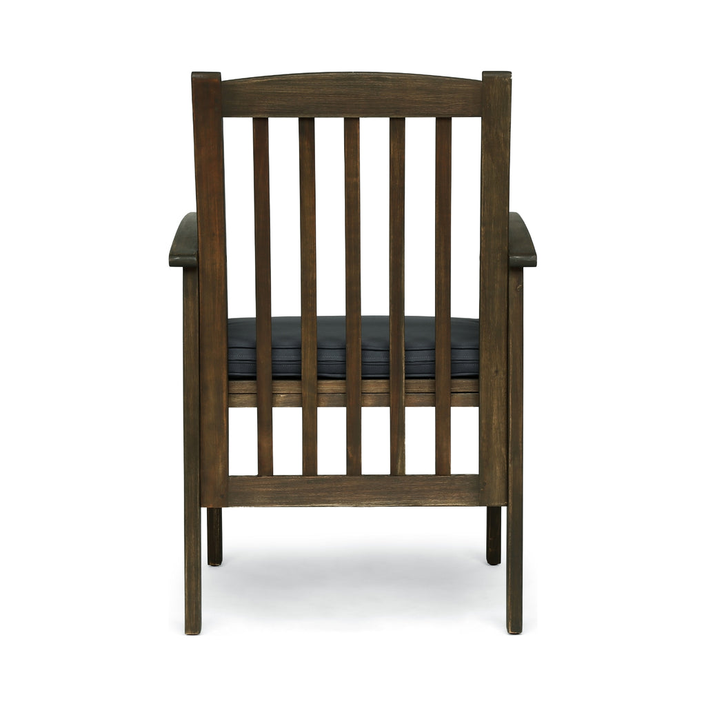 CASA ACACIA DINING CHAIR,2PCS With 2 Cushions
