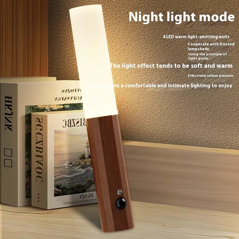 Magnetic Motion Sensor Wall Light Rechargeable LED Night Lamp