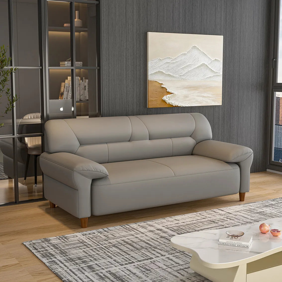 2 Seater Classic Sofas Family Living Room Office Reception Nordic Style Sofa Minimalist Bedrooms Relaxing Home Furniture