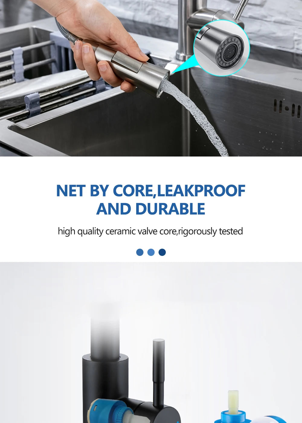 Pull Out Sensor Black Kitchen Faucet Sensitive Touch Control Faucet Mixer For Kitchen Touch Sensor Kitchen Mixer Tap