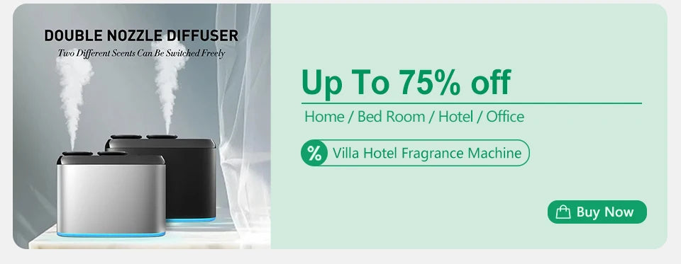 Waterless Essential Oil Difuser Smart Aromatherapy Nebulizer for Home