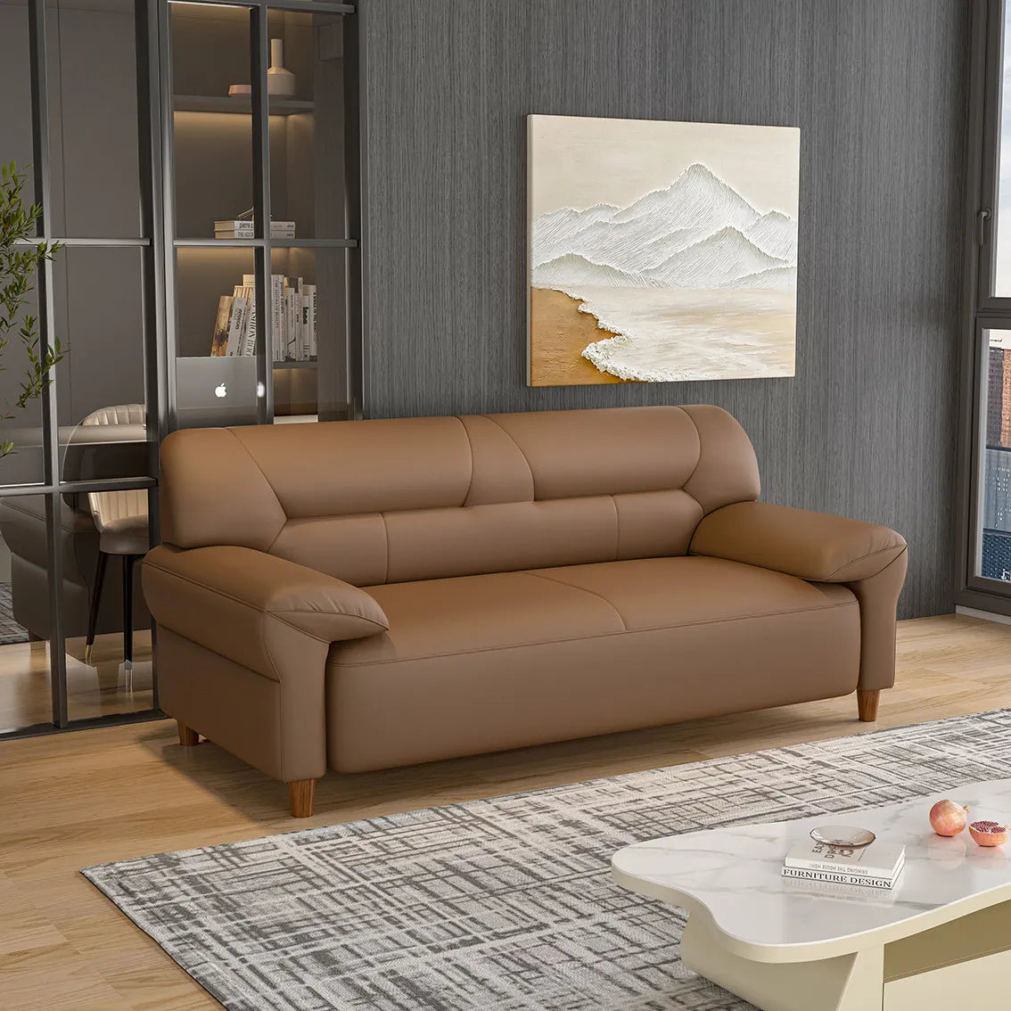 2 Seater Classic Sofas Family Living Room Office Reception Nordic Style Sofa Minimalist Bedrooms Relaxing Home Furniture