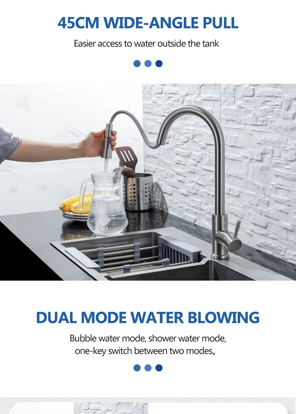 Pull Out Sensor Black Kitchen Faucet Sensitive Touch Control Faucet Mixer For Kitchen Touch Sensor Kitchen Mixer Tap