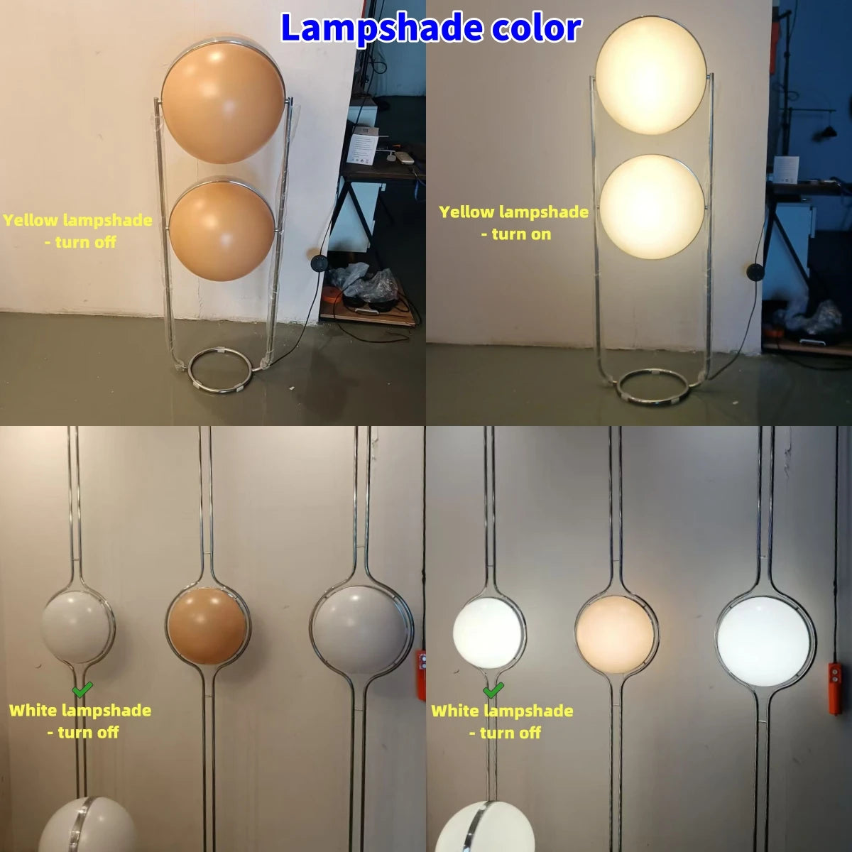 Modern Globe Floor Lamp Minimalist Chrome Standing Lamp for Living Room
