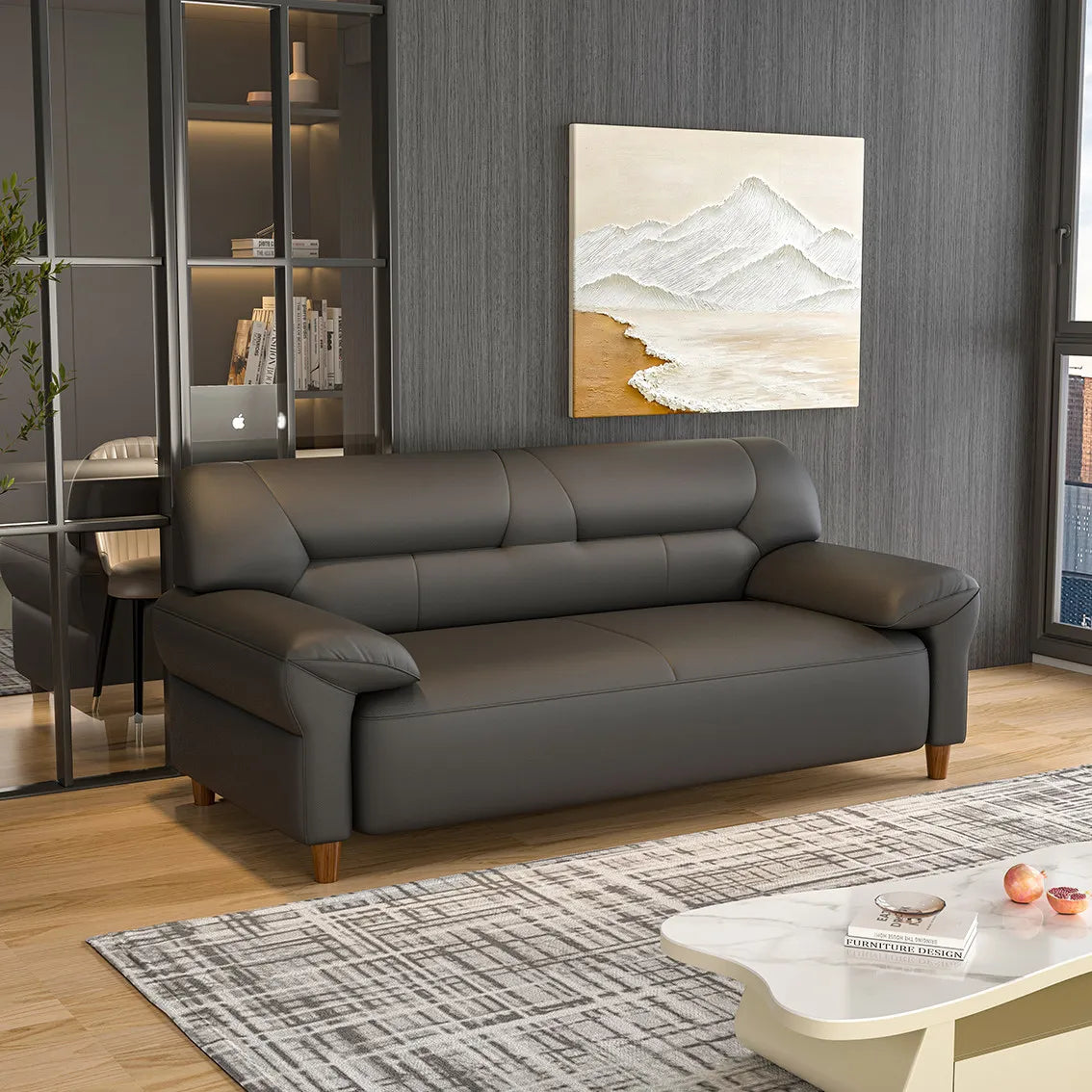 2 Seater Classic Sofas Family Living Room Office Reception Nordic Style Sofa Minimalist Bedrooms Relaxing Home Furniture