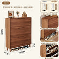 Ultra-thin Wooden Shoe Cabinets Integrated Against Wall Fashion Simple Shoe Cabinets Home Furniture La Combinaison YSXG