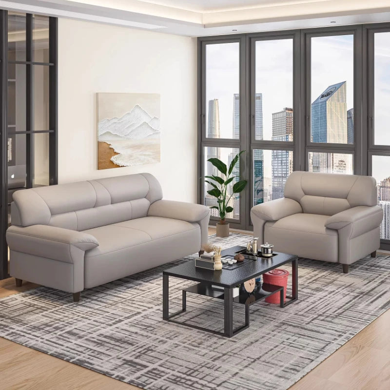 2 Seater Classic Sofas Family Living Room Office Reception Nordic Style Sofa Minimalist Bedrooms Relaxing Home Furniture