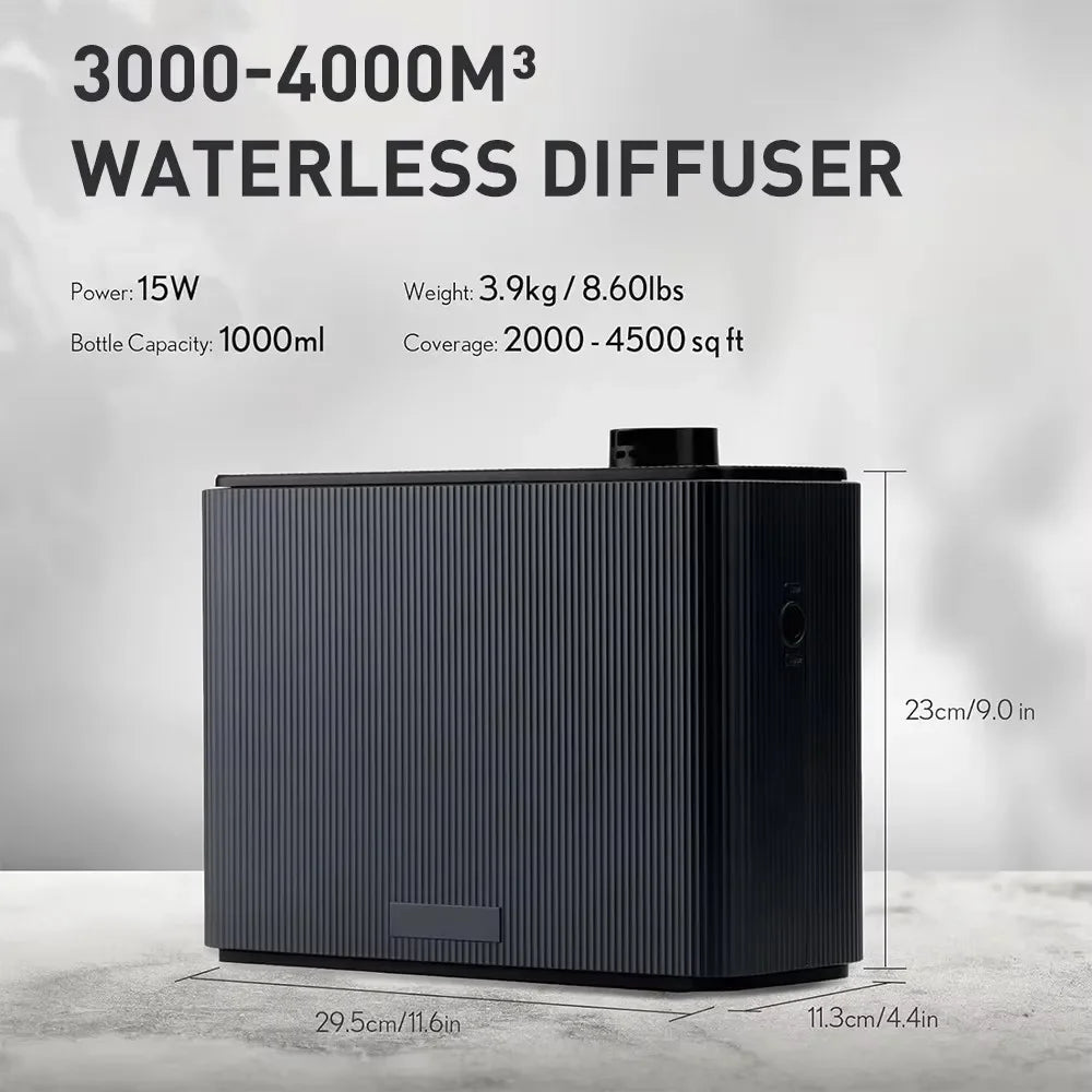Waterless Essential Oil Difuser Smart Aromatherapy Nebulizer for Home