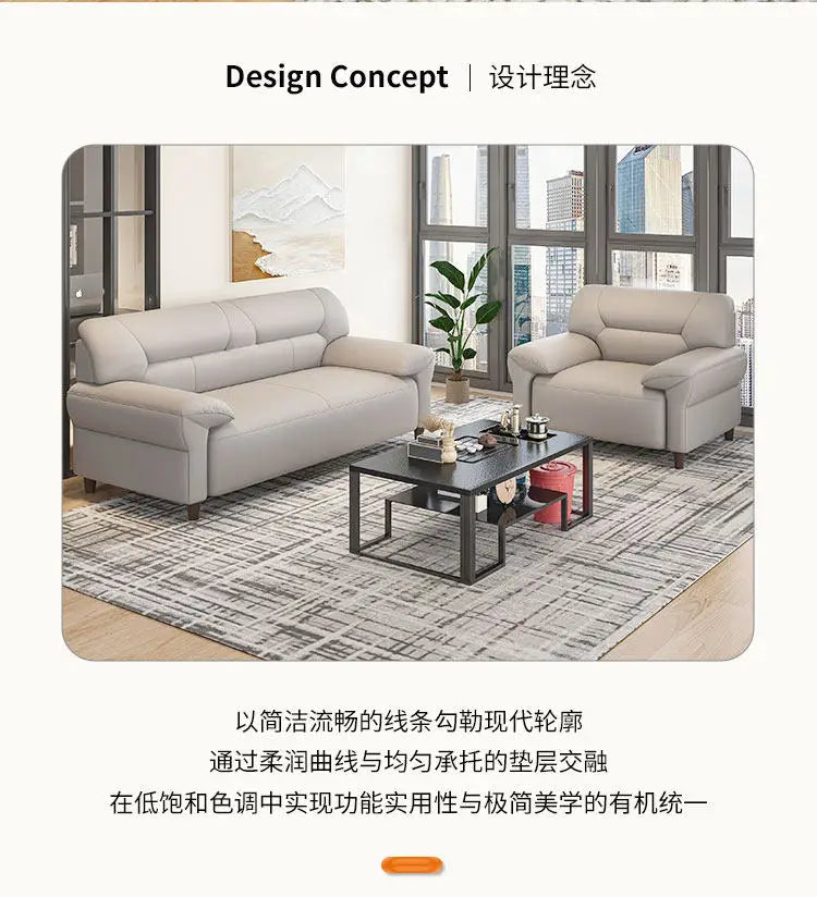2 Seater Classic Sofas Family Living Room Office Reception Nordic Style Sofa Minimalist Bedrooms Relaxing Home Furniture